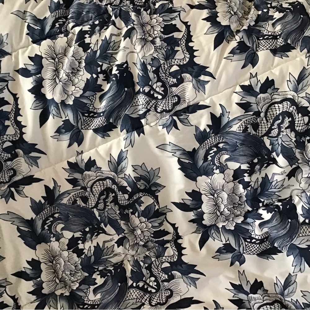 Ralph Lauren Blue White Tamarind Twin Comforter